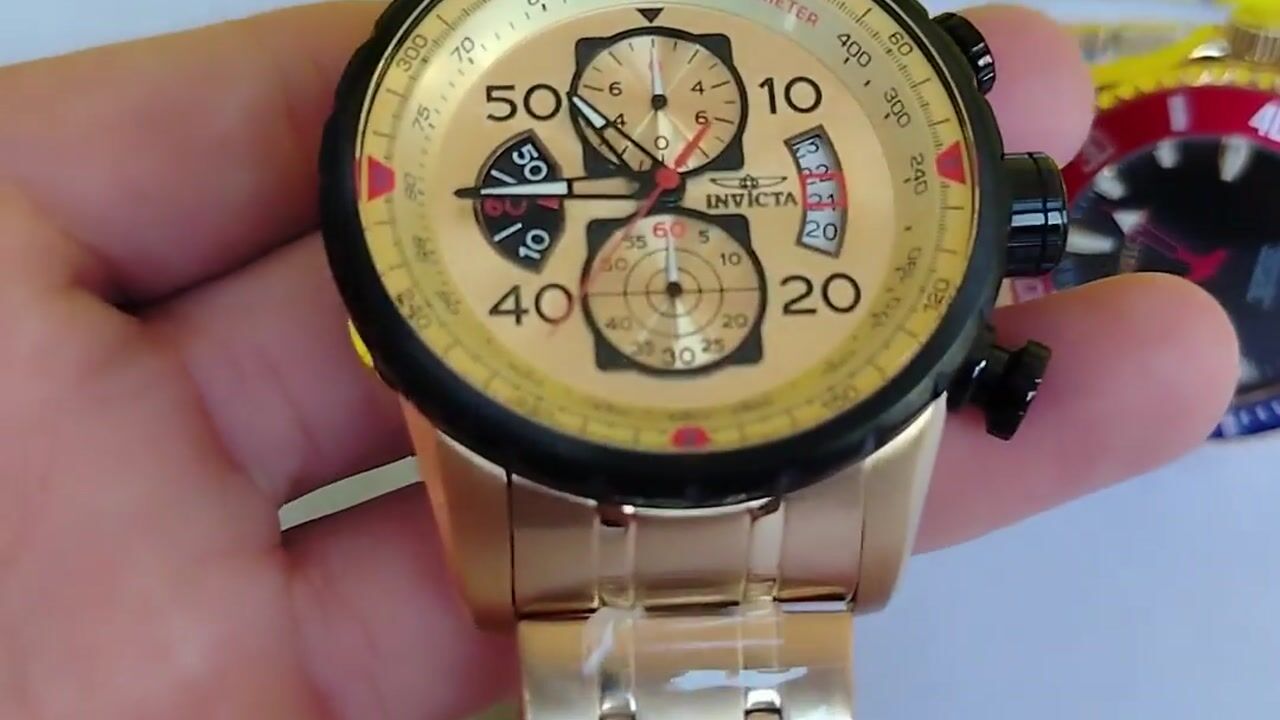 Reloj Invicta Aviator para hombre cuarzo (17205) - 48 mm - 1