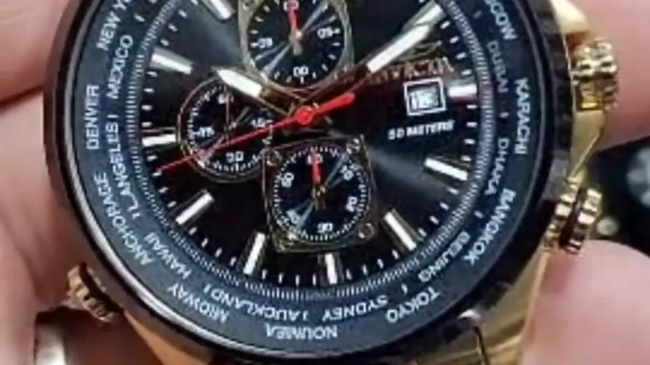 Reloj Invicta Aviator para hombre cuarzo (47819) - 50 mm - 2